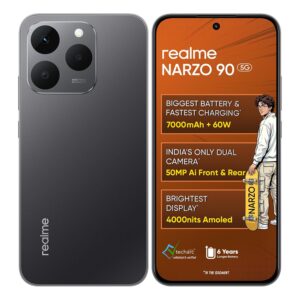 realme NARZO 90 5G (Carbon Black,8GB+128GB)