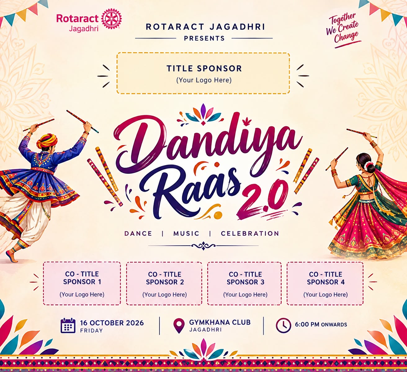 dandiya in yamunanagar